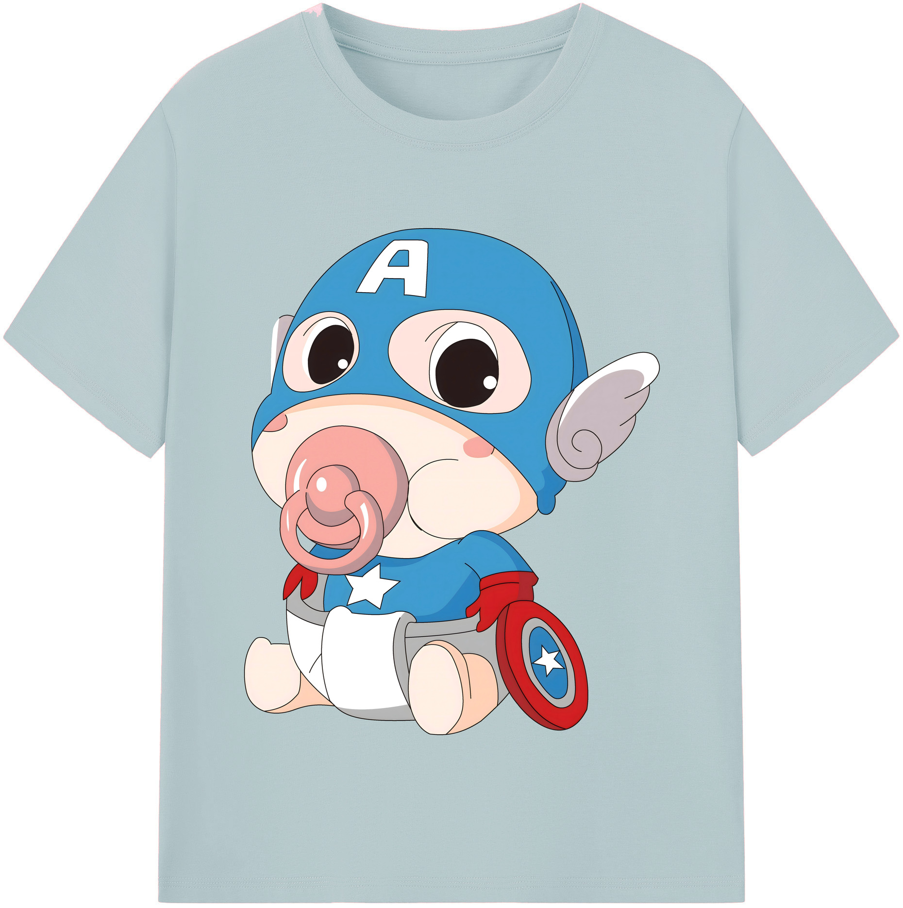 （画像用） アベンジャーズ The Avengers 綿100％半袖Tシャツ（フロントプリント）